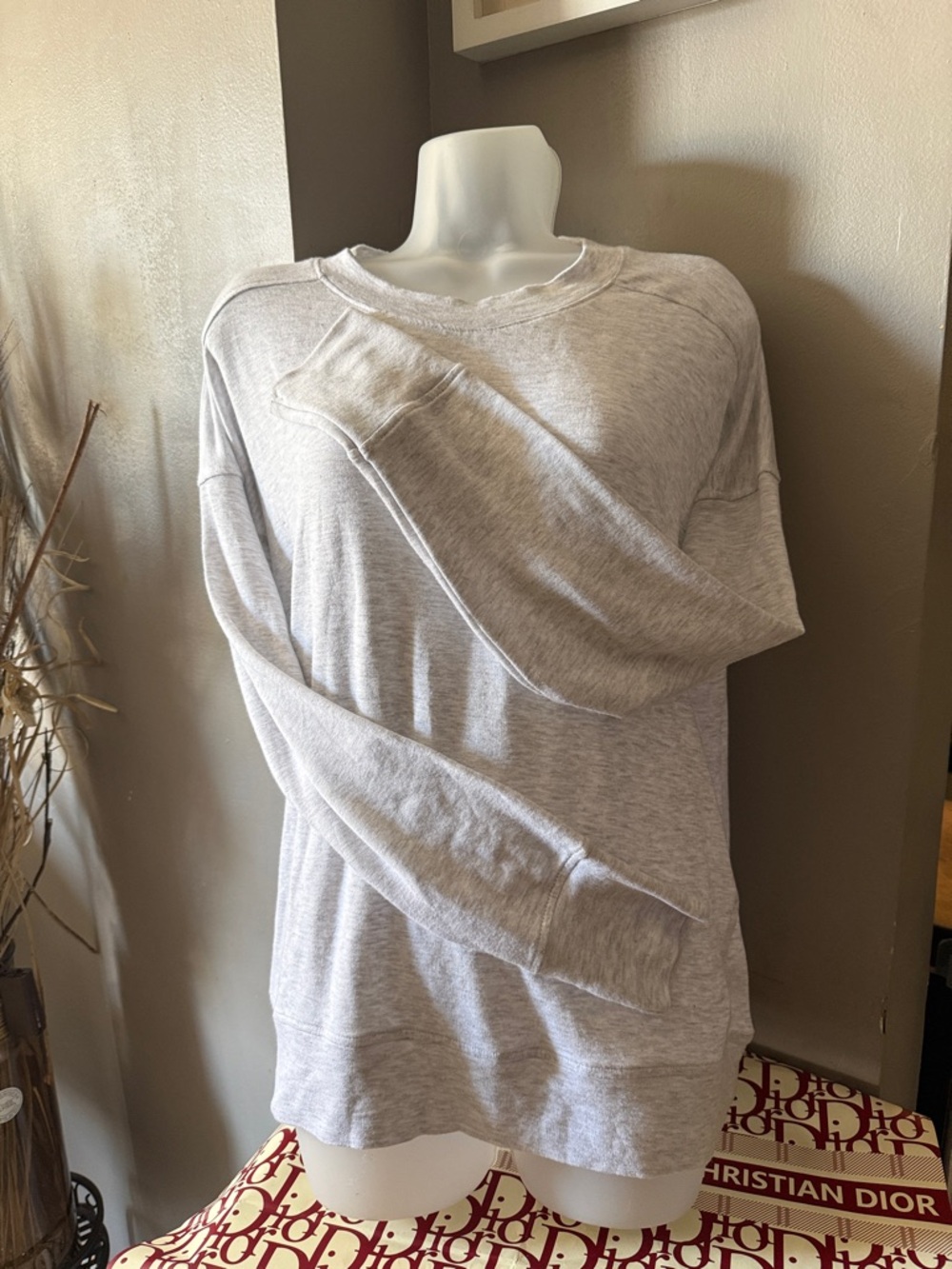 Light Gray Women's Cozy Crewneck Sweatshirt